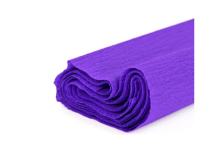 folia Papier crépon, (l)500 mm x (L)2,5 m, violet foncé