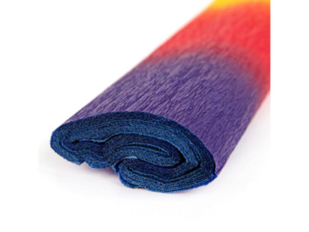 folia Papier crépon, (l)500 mm x (L)2,5 m, arc-en-ciel