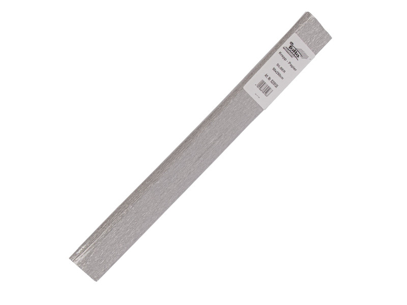 folia Papier crépon, (l)500 mm x (L)2,5 m, argent
