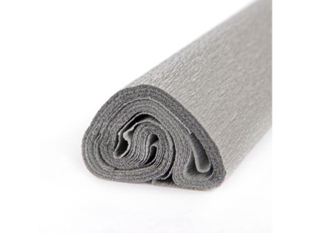 folia Papier crépon, (l)500 mm x (L)2,5 m, argent