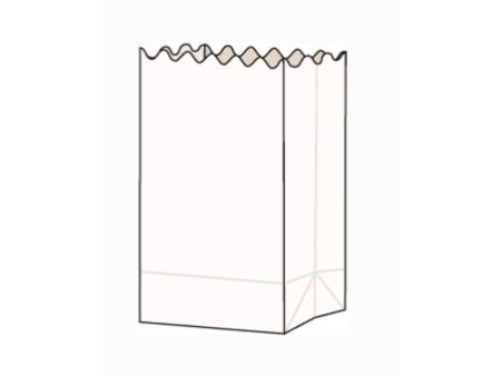 folia Sachet de papier photophore 'uni', petit, en papier