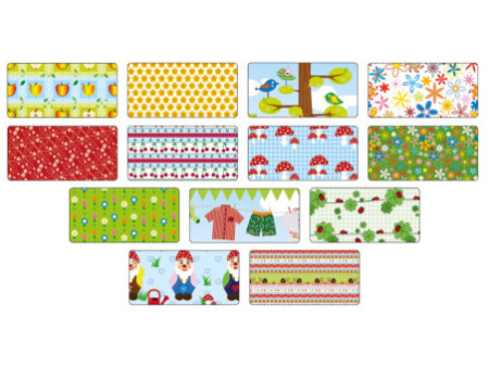 folia Carton à motif 'Jardin', 500 x 700 mm, 270 g/m2