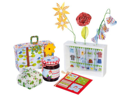 folia Carton à motif 'Jardin', 500 x 700 mm, 270 g/m2