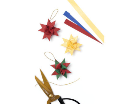 folia Bandes de papier pour étoiles de Froebel, Noël