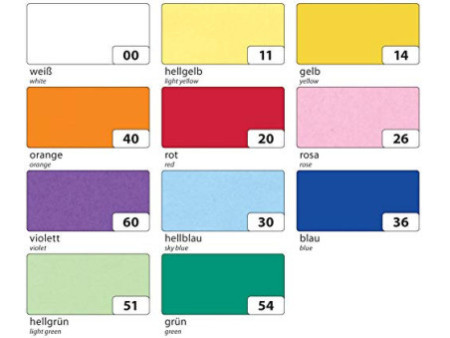 folia Papier transparent, (l)505 x (L)700 mm, jaune