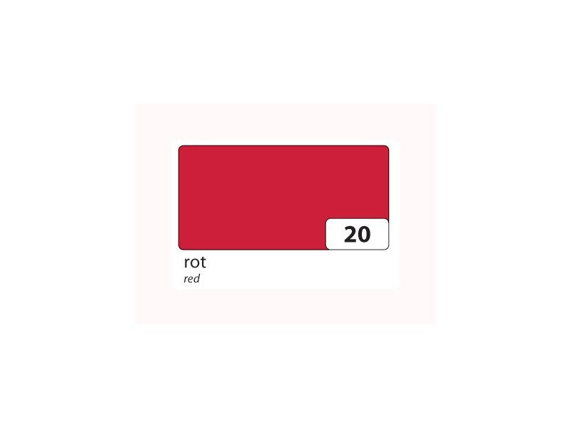 folia Papier transparent, (l)505 x (L)700 mm, rouge