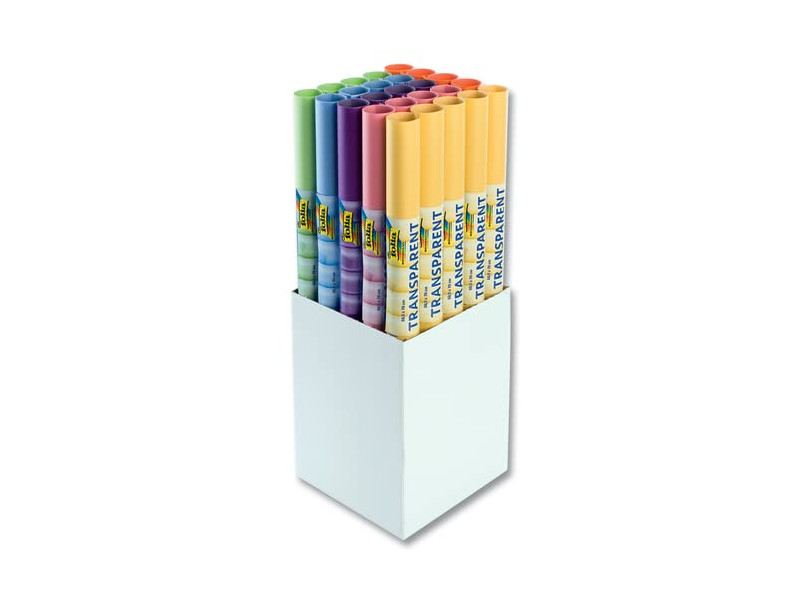 folia Papier transparent, (l)505 x (L)700 mm, 6 couleurs