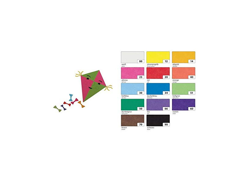 folia Papier transparent, (l)700 mm x (L)1 m, rouge
