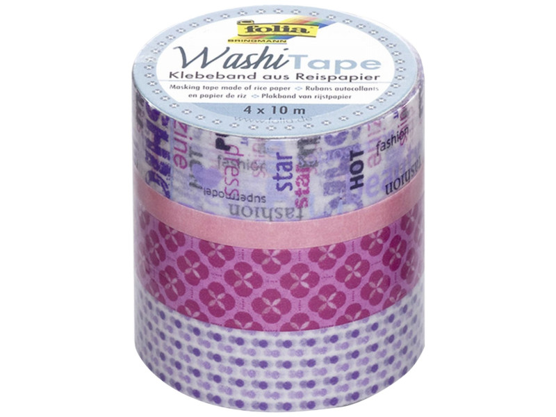 folia Rubans autocollants déco Washi-Tape REVE DE GAMINE