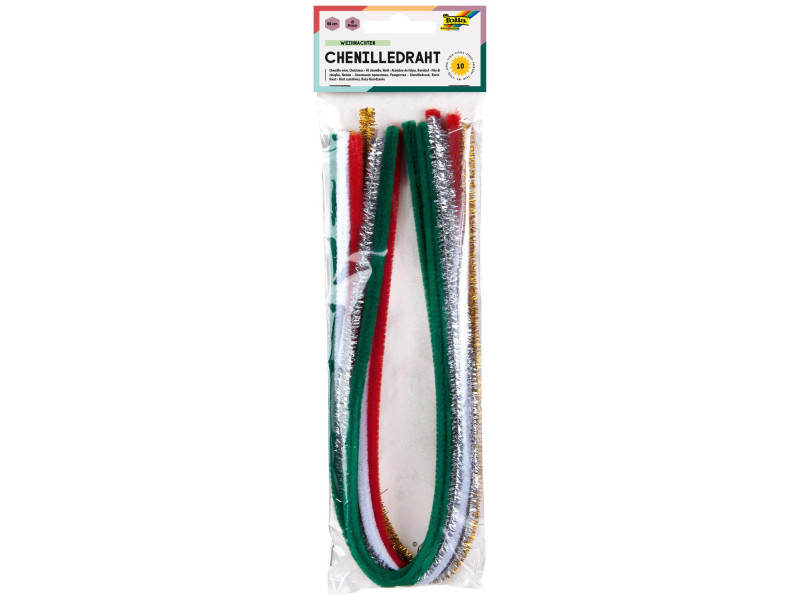 folia Fil métallique chenille (cure-pipe), Noel