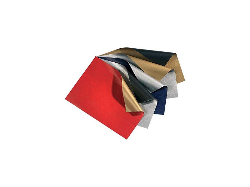 folia Papier cadeau de Noel 'Bicolor', argent/noir