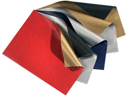 folia Papier cadeau de Noel 'Bicolor', argent/noir