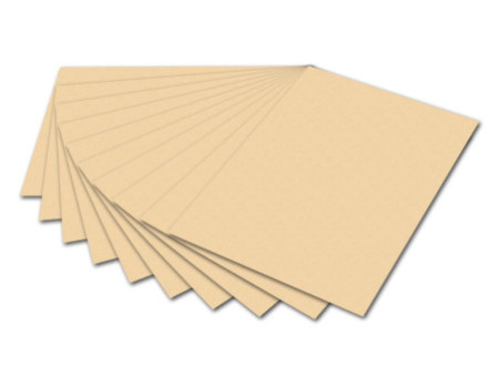 folia Carton de bricolage, (L)500 x (H)700 mm, chamois