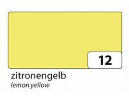 folia Carton de bricolage, A4, 300 g/m2, jaune citron