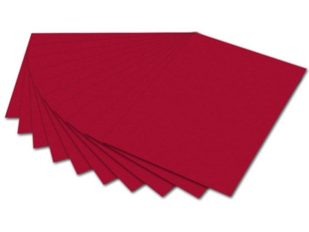 folia Carton de bricolage, A4, 300 g/m2, rouge tuile