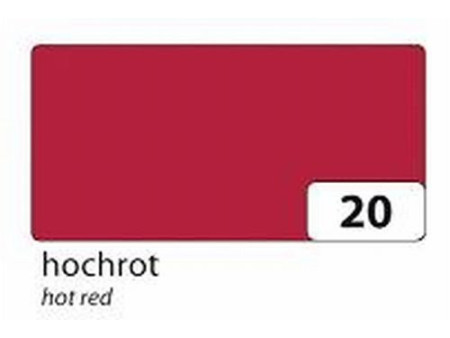 folia Carton de bricolage, A4, 300 g/m2, rouge pur