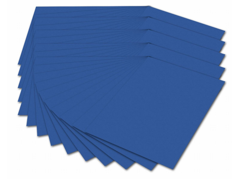 folia Carton de bricolage, A4, 300 g/m2, bleu royal