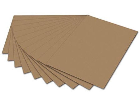 folia Carton de bricolage, A4, 300 g/m2, marron chevreuil