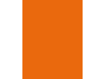 folia Carton de bricolage, (L)500 x (H)700 mm, orange clair