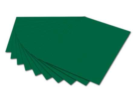 folia Carton de bricolage, (L)500 x (H)700 mm, vert sapin