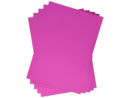 folia Papier de couleur, A4, 130 g/m2, rose vif