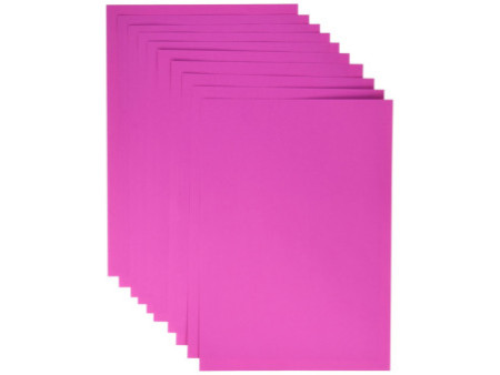 folia Papier de couleur, A4, 130 g/m2, rose vif