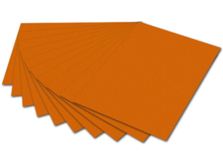 folia Papier de couleur, A4, 130 g/m2, orange clair