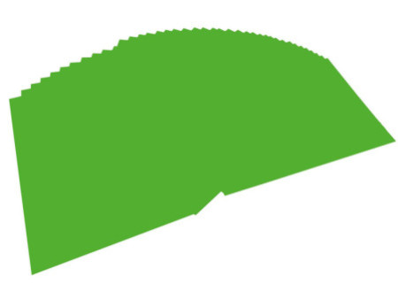 folia Papier de couleur, A4, 130 g/m2, vert prairie