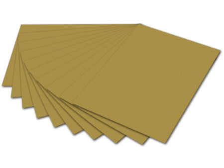 folia Papier de couleur, A4, 130 g/m2, or brillant