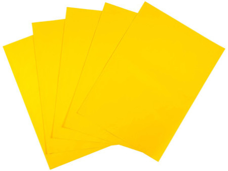folia Papier de couleur, (L)500 x (H)700 mm, jaune or