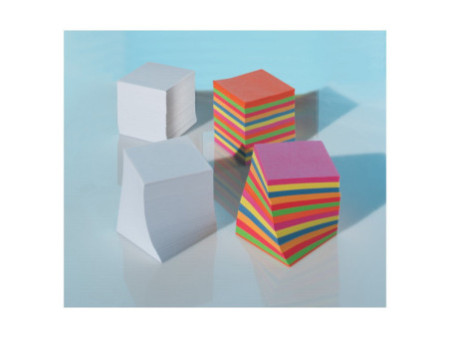 folia Bloc cube, 90 x 90 mm, 700 feuilles, coloré