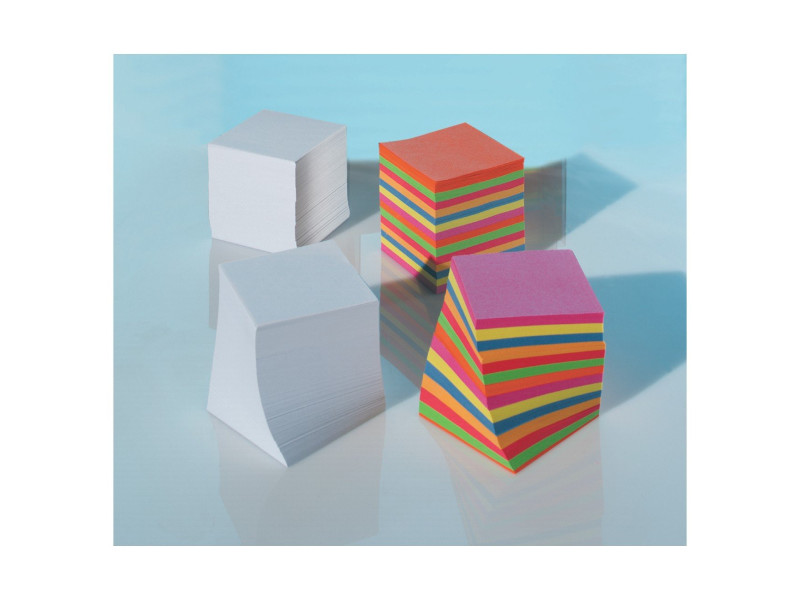 folia Bloc cube, 90 x 90 mm, 700 feuilles, coloré