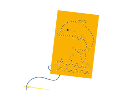 folia Cartes à coudre, 110 x 170 mm, assorti