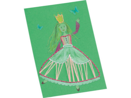 folia Cartes à coudre, 110 x 170 mm, assorti