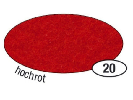 folia Feutrine de bricolage, (L)200 x (H)300 mm, rouge vif