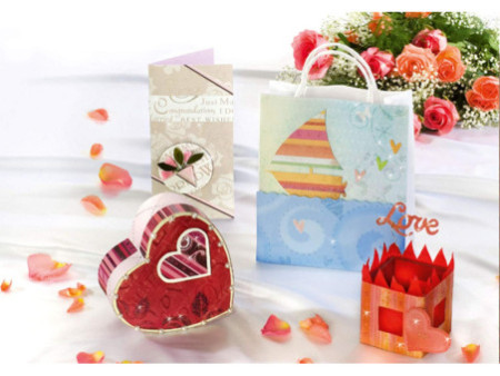 folia Bloc de papier design 'Romantisme', 305 x 305 mm