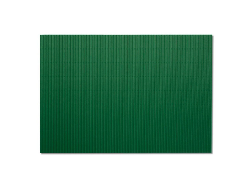 folia Carton ondulé, (L)500 x (H)700 mm, vert sapin