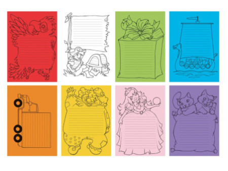 folia Motifs à tresser en papier teinté, A4, couleurs