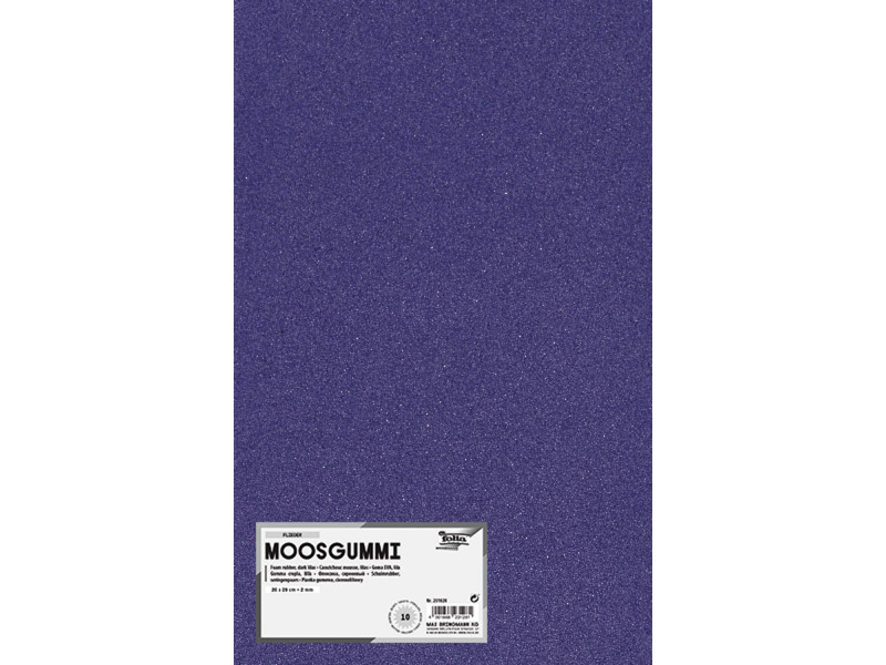 folia Caoutchouc mousse (L)200 x (H)290 mm, mauve