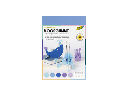 folia Mousse éponge, (L)200 x (H)290 mm, assortiment vert