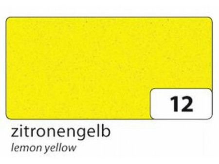 folia Caoutchouc mousse (L)200 x (H)290 mm, jaune citron