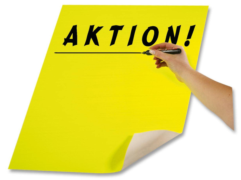 folia Carton pour affiches, (L)480 x (H)680 mm,jaune brill.