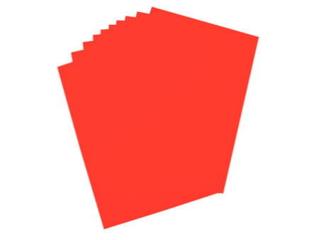 folia Carton pour affiches, (L)480 x (H)680 mm, rouge clair