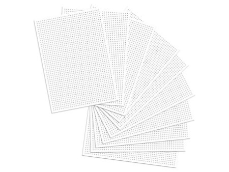 folia Carton à broder, 175 x 245 mm, blanc