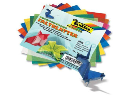 folia Papier transparent pour le pliage, 100 x 100 mm