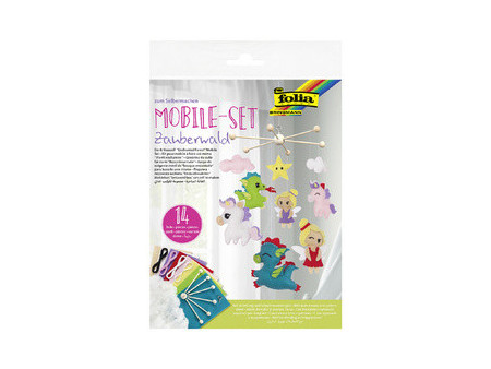 folia Set pour mobile 'forêt enchantée', 14 pièces