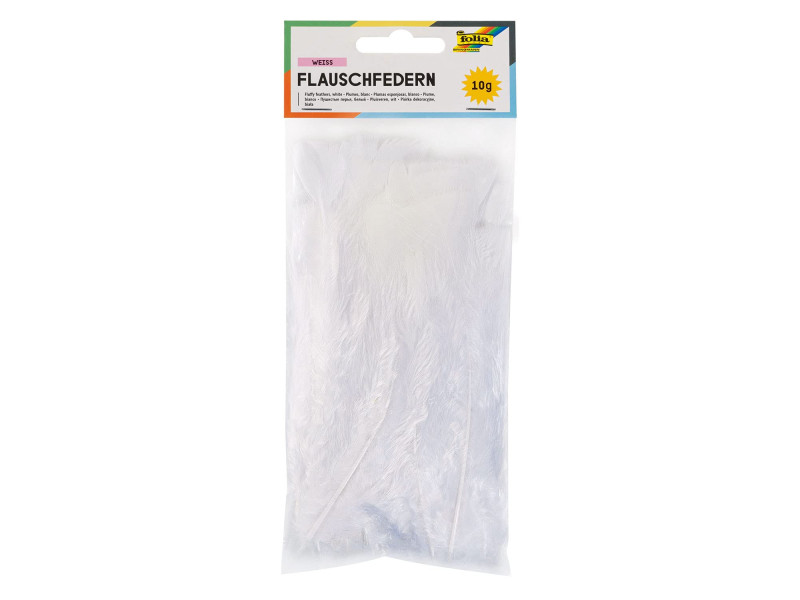 folia Plumes soyeuses, 10 g, blanc
