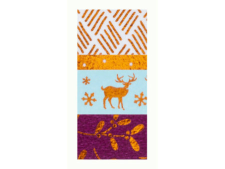 folia Rubans autocollants Noël Washi-Tape HOTFOIL CUIVRE II