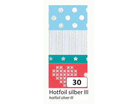 folia Rubans autocollants Noël Washi-Tape HOTFOIL ARGENT III