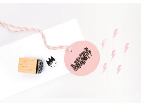 folia Set de tampons en bois 'Unicorn', en bois, 12 pièces